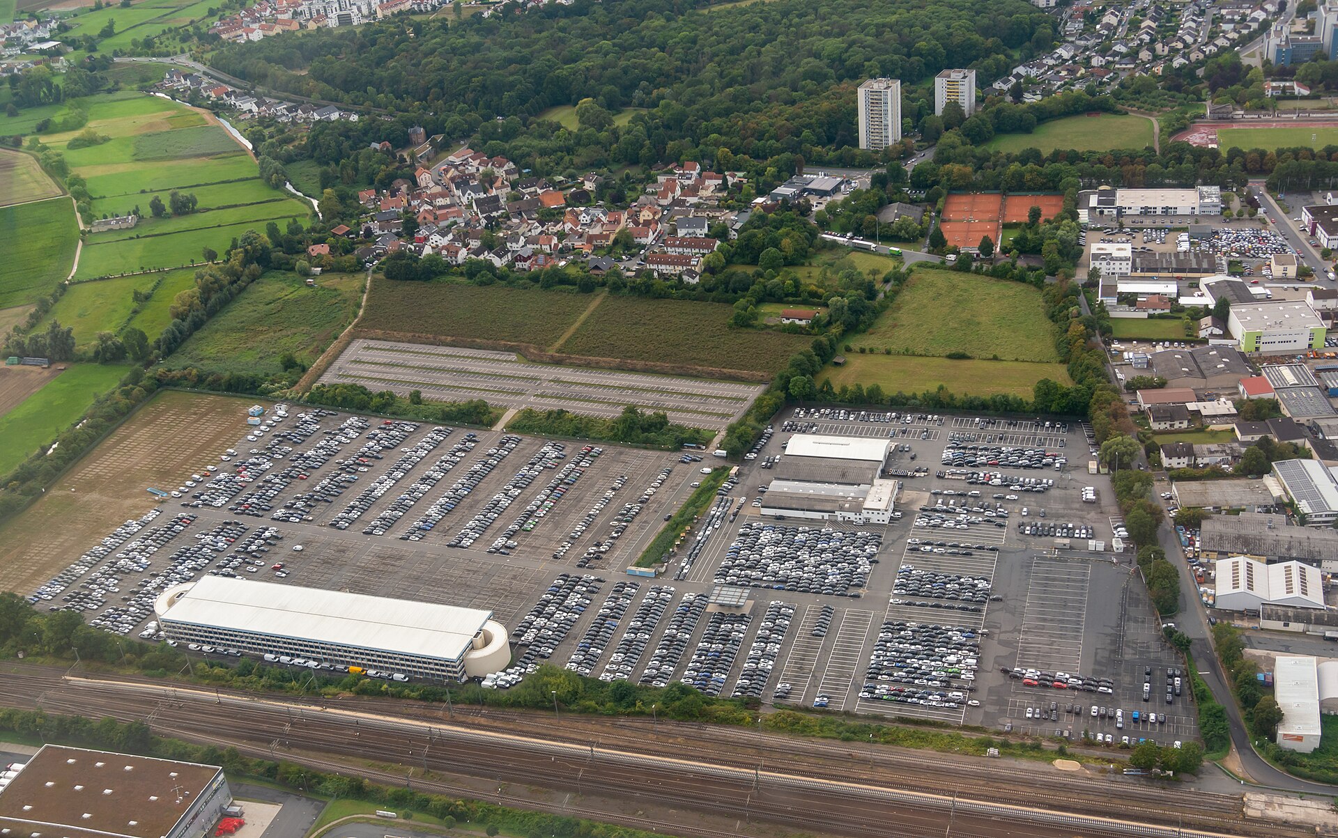Camera view: Parking, north lot